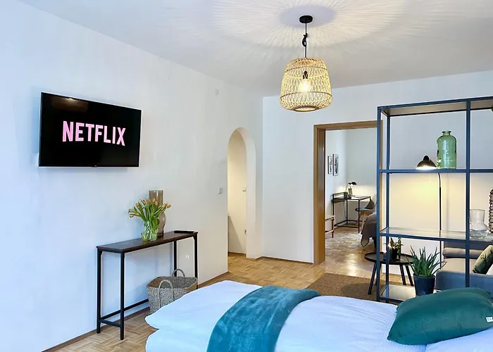 Sapphire Apartment: Free Parking + Netflix + Bathtub * Essen
